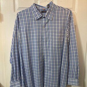 Van Heusen Traveler Men's Dress Shirt Size XL 17 - 17 1/2